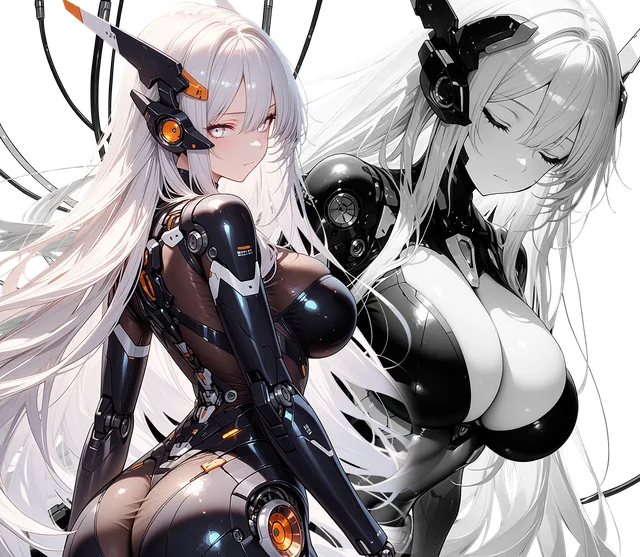 Kisari character artwork with a monochrome portrait backdrop