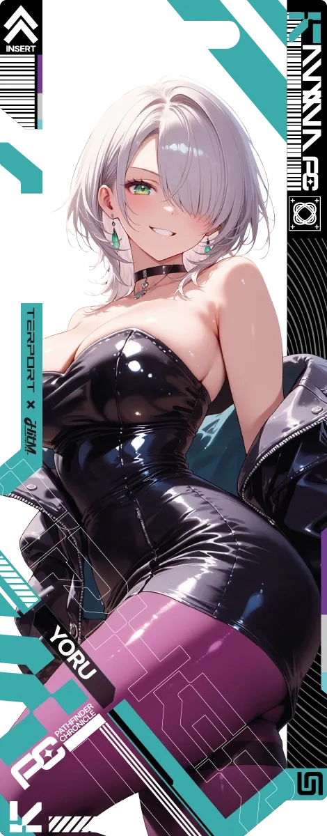 Pathfinder Chronicle 02 / Yoru acrylic tag artwork
