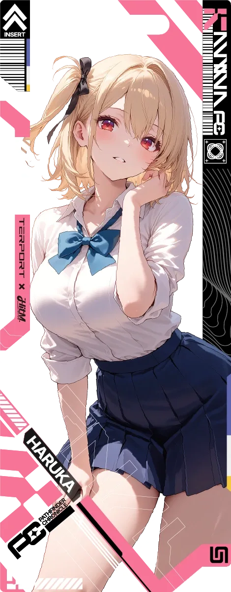 Pathfinder Chronicle 04 / Haruka acrylic tag artwork