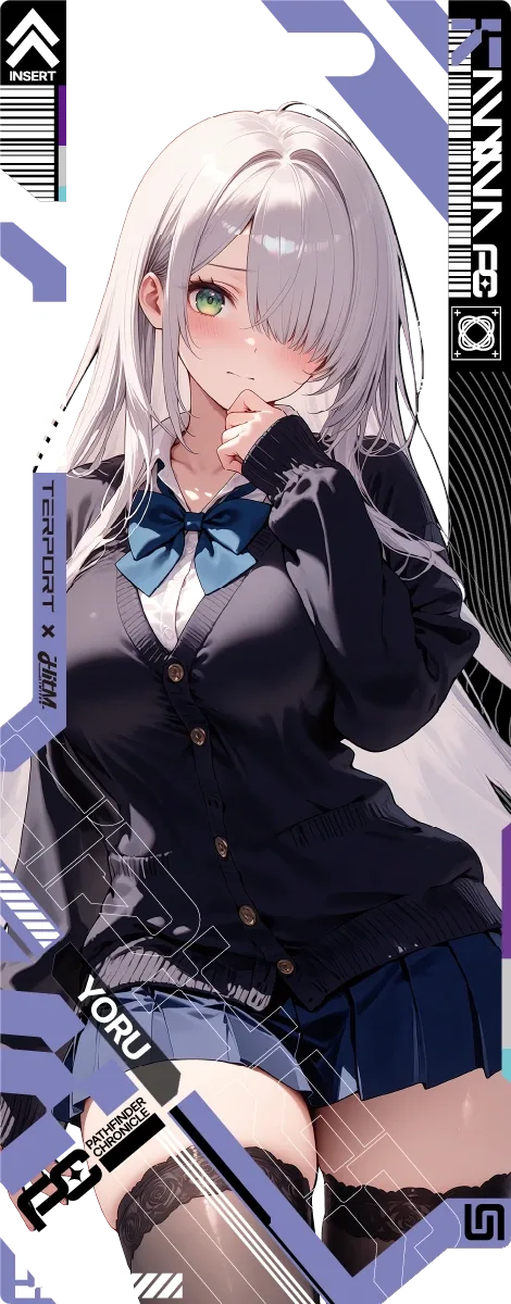 Pathfinder Chronicle 07 / Yoru acrylic tag artwork